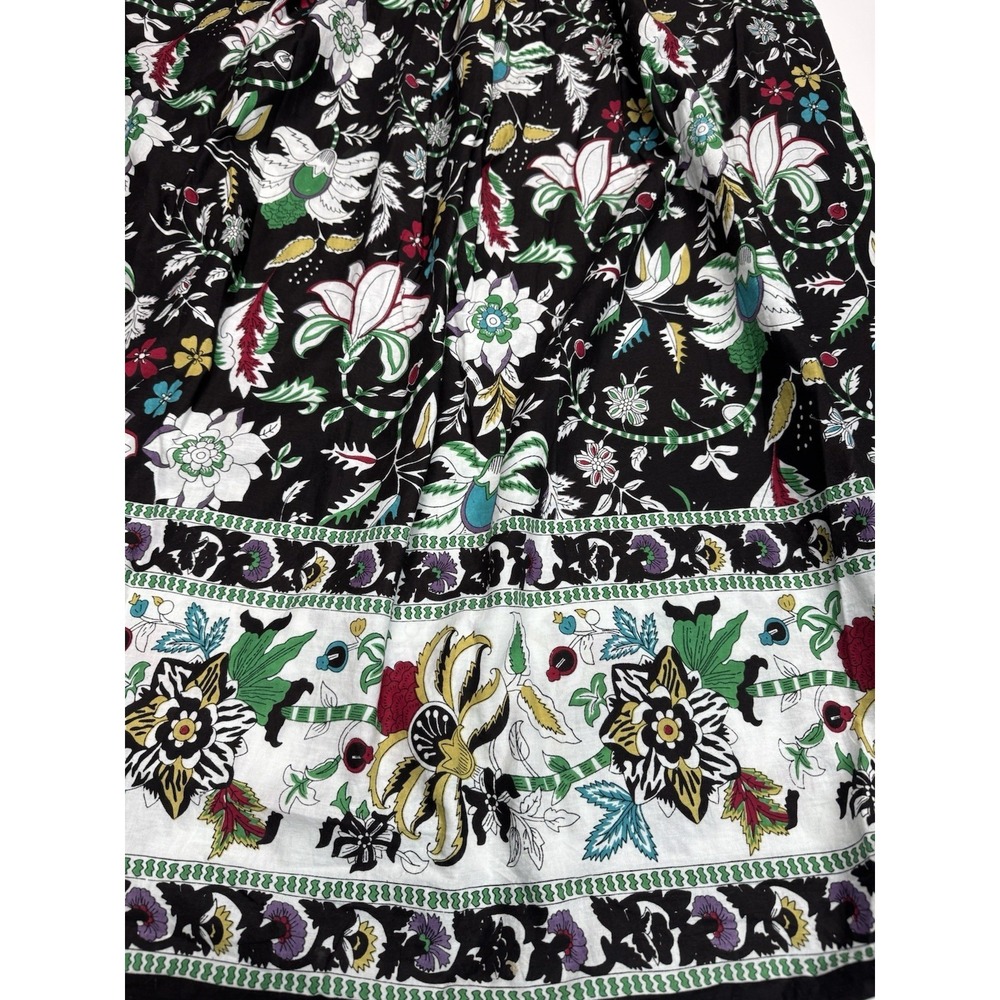 New Only Necessities Muumuu Maxi Dress Womens M (14-16)Black Boho Floral - Picture 7 of 9